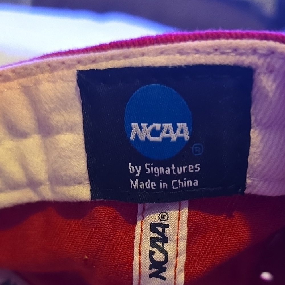 NCAA Red Accents Baseball Cap - Picture 8 of 8